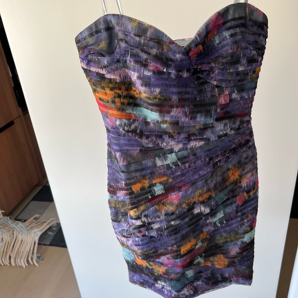BCBG Max Floral Short Dress